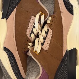 Jordan Sneakers Brown and Pink